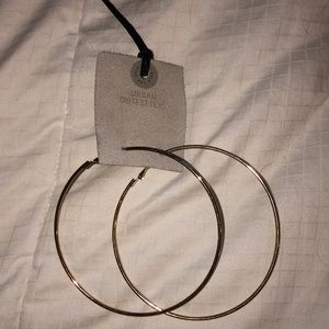 NWT Urban Outfitter Gold Hoop Earrings